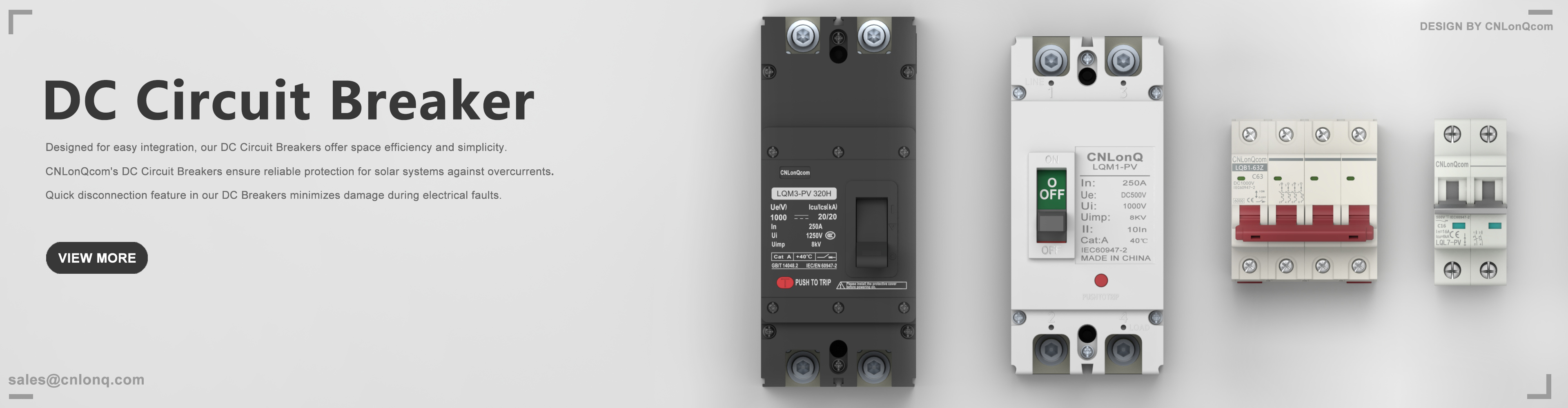 DC Molded Case Circuit Breaker LQM1-125Z