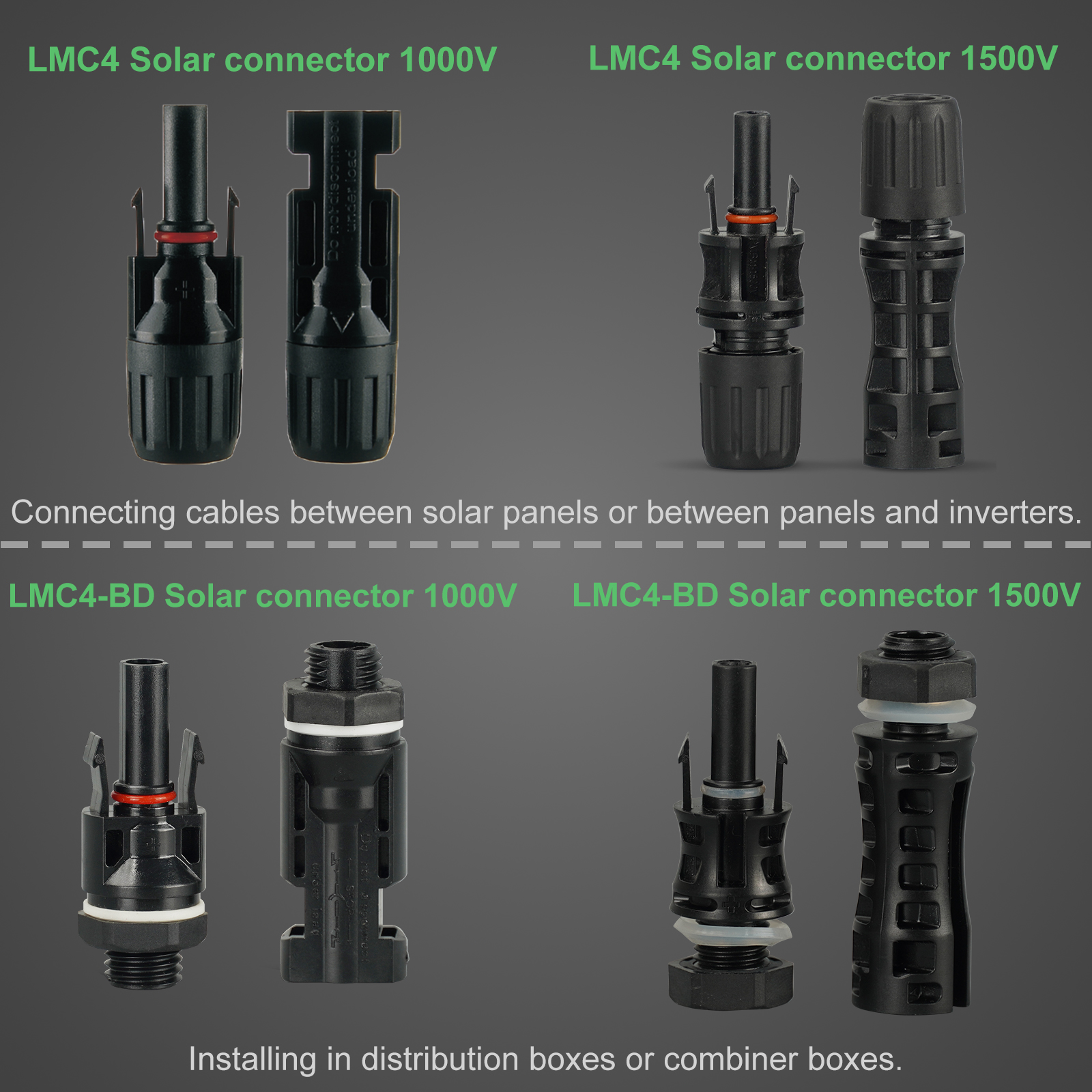 Exploring the Differences Between PV Panel Mount Connectors and  PV Connectors