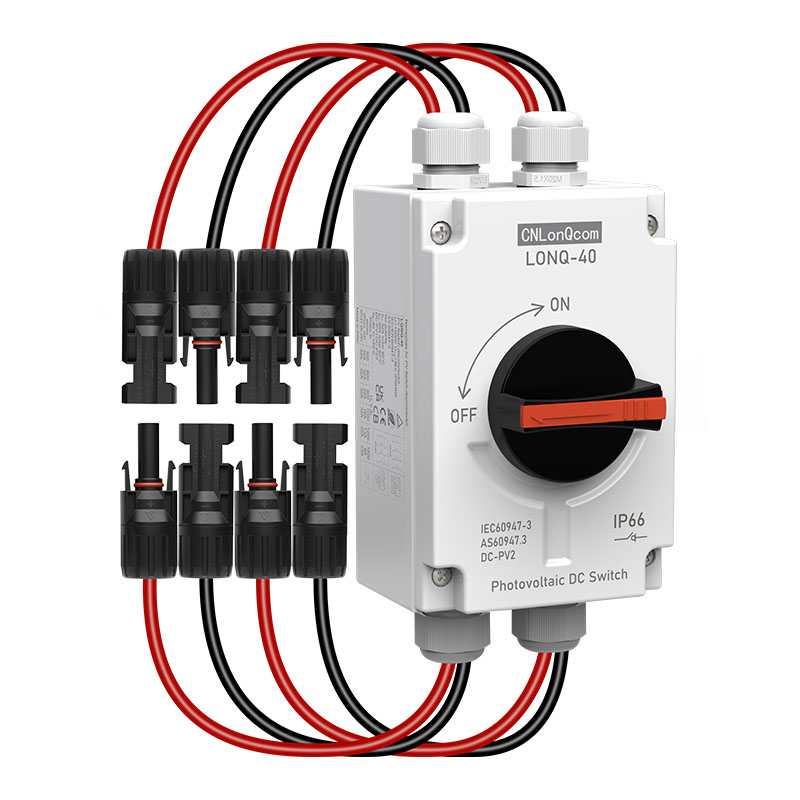 PV Disconnect Switch DC1200V 32A with PV Cable 2in 2out